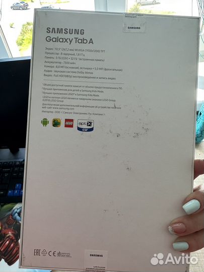 Планшет samsung galaxy tab a sm-t 595