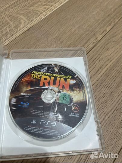 Диски на ps3 Need for speed The run