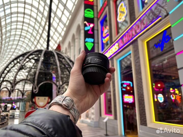 Объектив canon ef 50mm f 1 8 stm