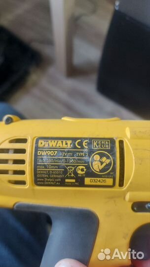 Шуруповерт dewalt бу