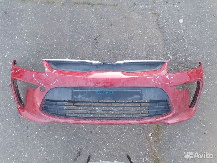 Передний бампер Kia Rio 4 2018