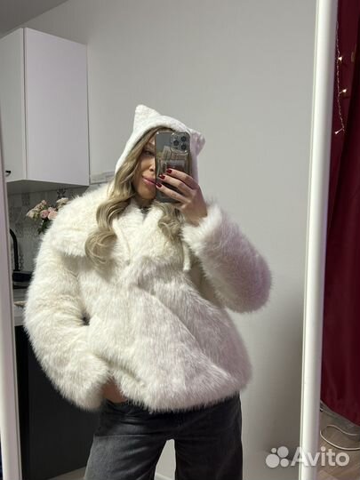 Шуба белая