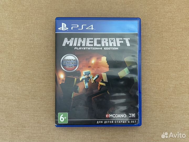 Minecraft ps4 диск