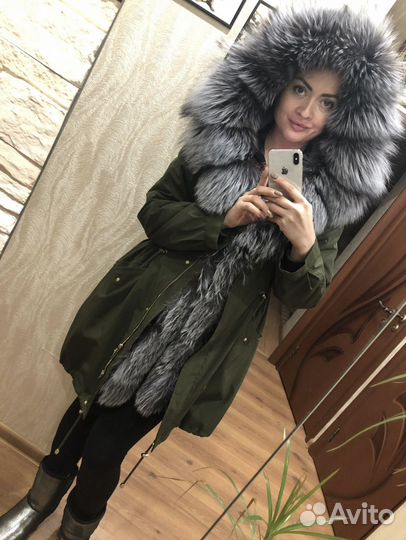 Парка зимняя женская