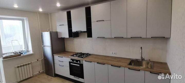 Прямая кухня как в IKEA