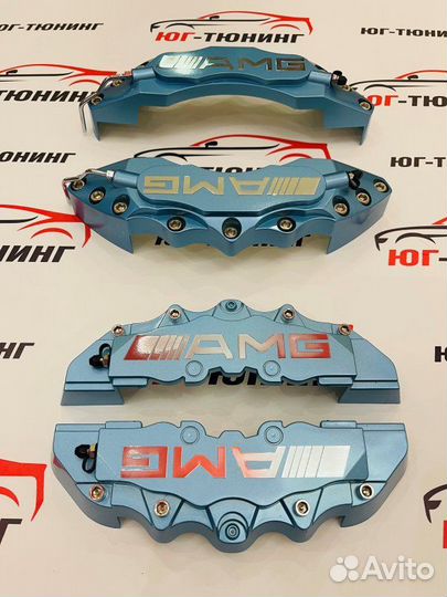Накладки на суппорт Mercedes Benz AMG Синие