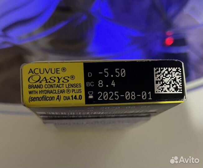 Линзы контактные acuvue oasys двухнедельные