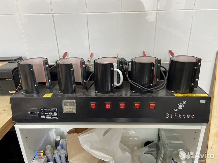 Термопресс на 5 кружек