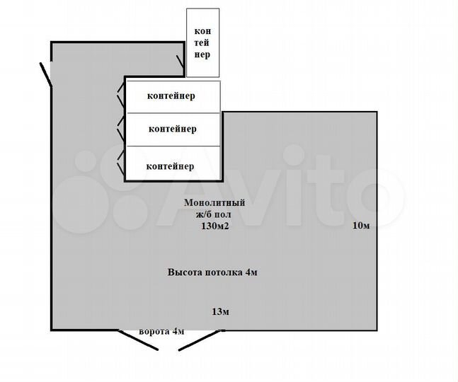 Производство, 1000 м²