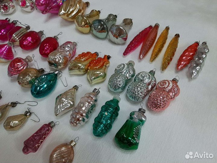 Елка времен СССР и стеклянные игрушки