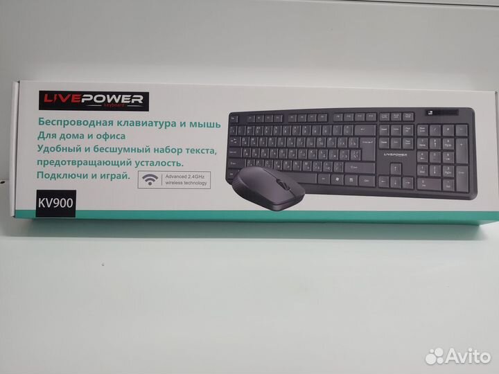 Клавиатура беспроводная с мышкой