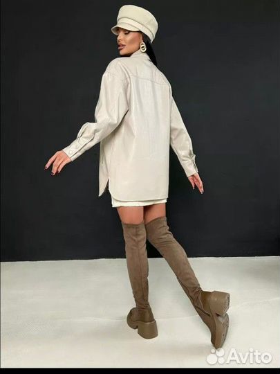 Куртка кожаная женская