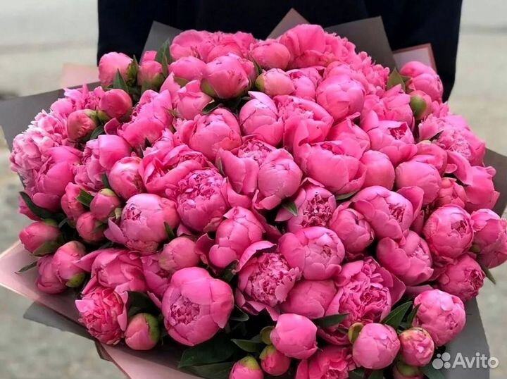 Букет пионов с гарантией