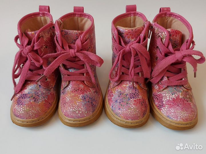 Ботинки демисезонные для девочки 25 размер