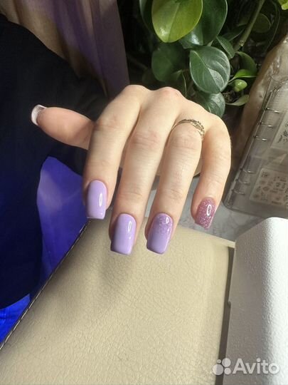 Маникюр с гелевым укреплением,педикюр,наращивание