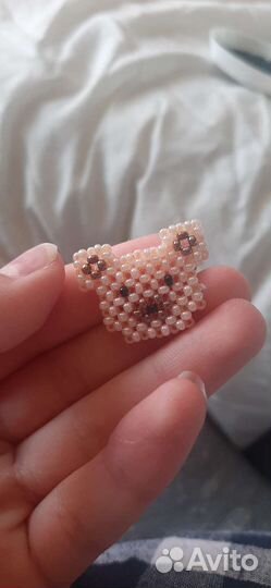 Мишка из бисера