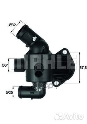 Термостат TI1587 mahle