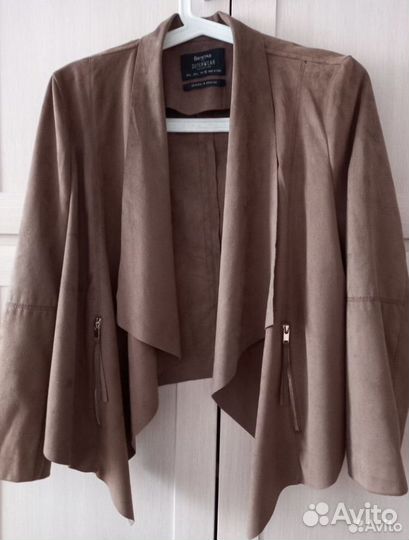 Пиджак женский, искусственная замша, 44
