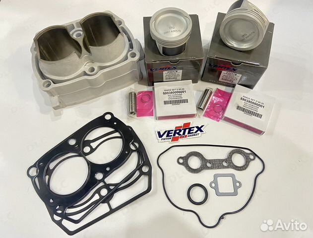 Цилиндр, кованные поршня, прокладки Polaris 800