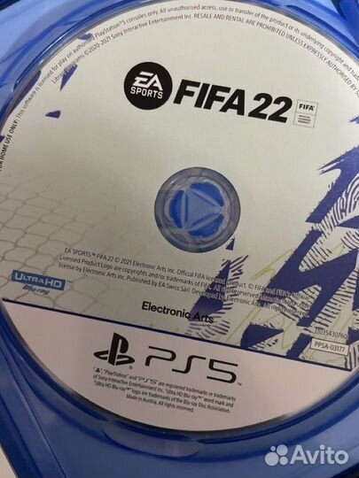 Fifa 22 ps5 диск на русском