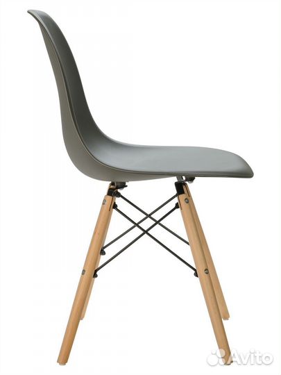 Стул в стиле eames DSW,графит, 1 шт