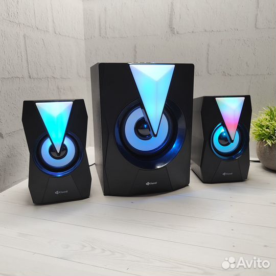 Компьютерная акустическая система 2.1 c RGB подсве