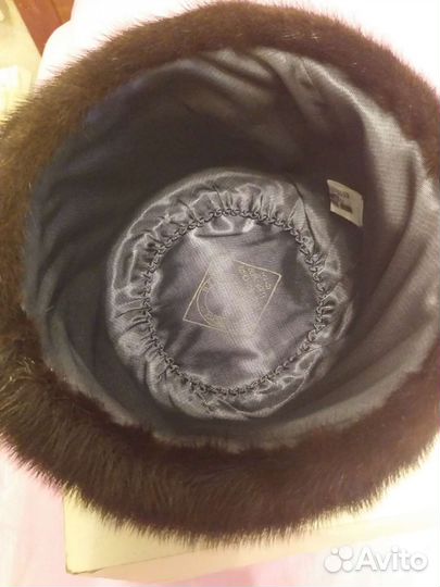 Шапка норковая женская