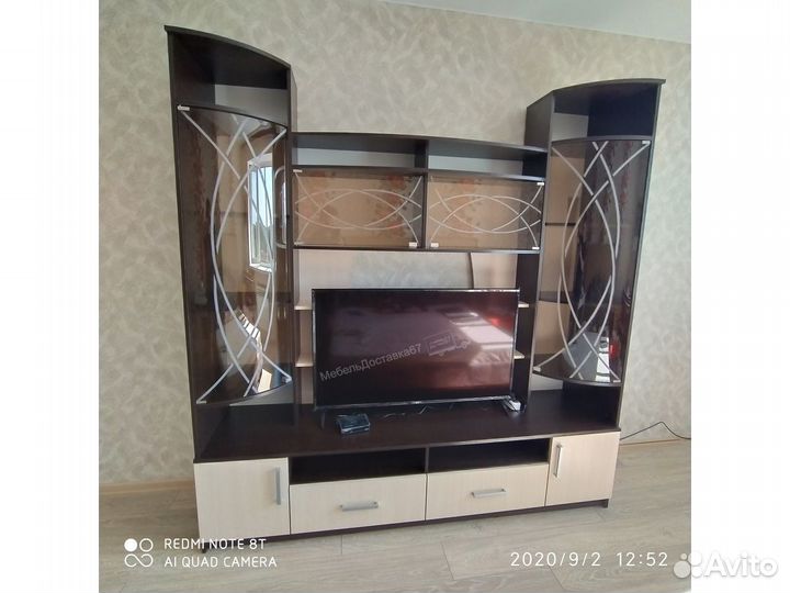 Гостиная (2,1м) цс венге/молочный (шимо т/с)