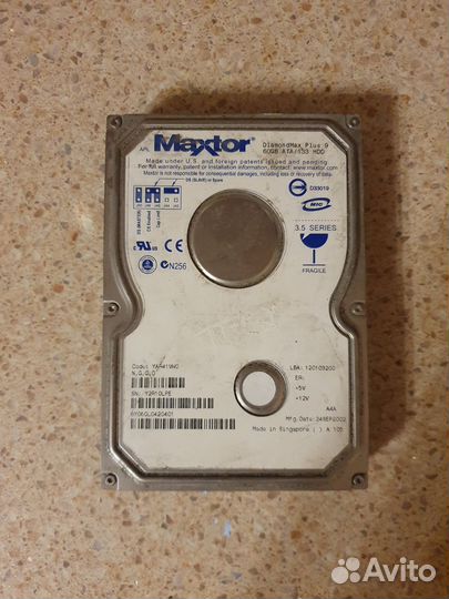 Неисправный hdd