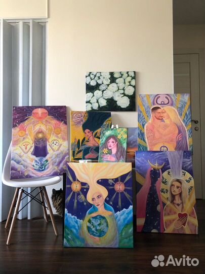 Яркие картины маслом на холсте