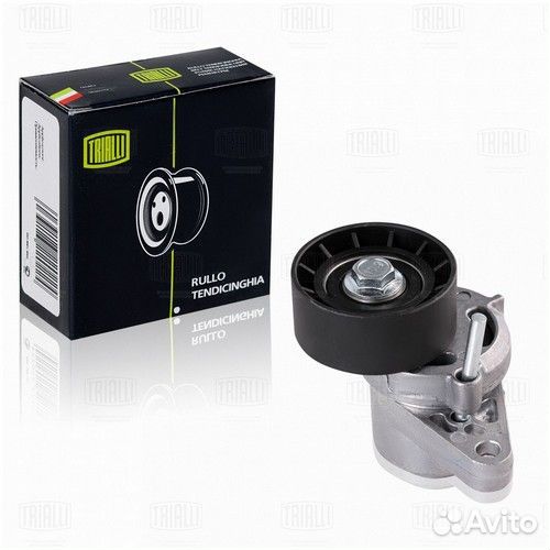 Ролик привод. ремня для а / м renault logan (04) 1.4i / 1.6i 8v с кроншт. (с гур с конд.) (с нат