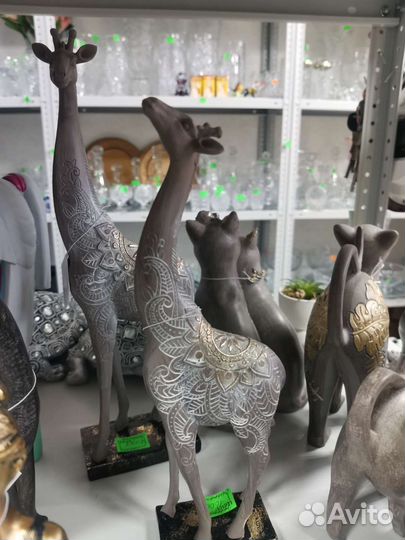 Фигурка декоративная Жираф, статуэтка