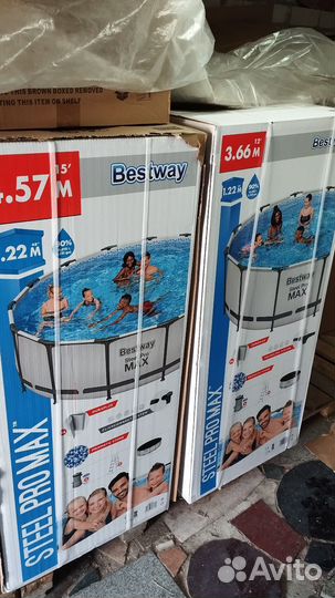 Каркасный бассейн 366 на 122 Bestway