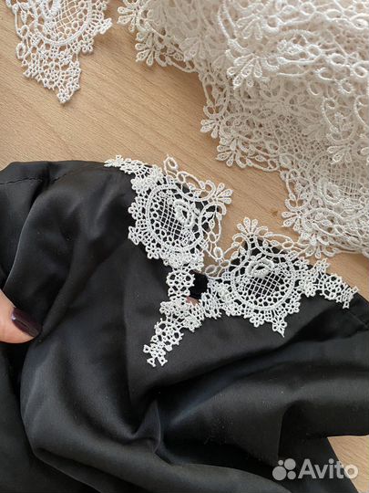 Кружево 37 метров белое