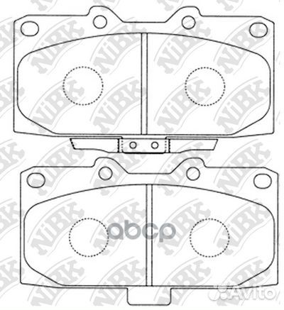 Колодки тормозные дисковые subaru impreza 2.5 2