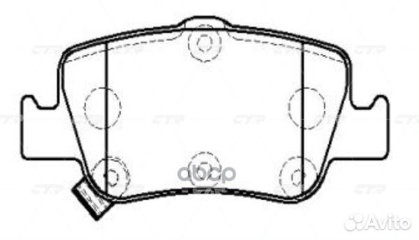 Колодки GK1189 CTR