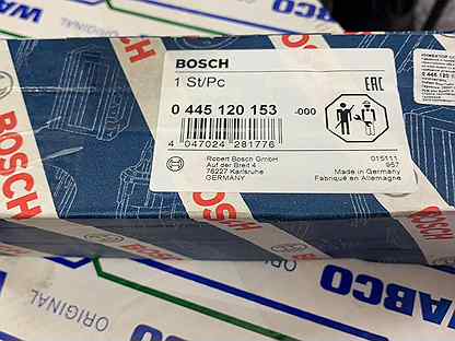 Топливная форсунка Bosch 0445120153 № 3378