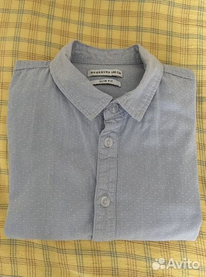 Рубашка reserved р. 140 для школы