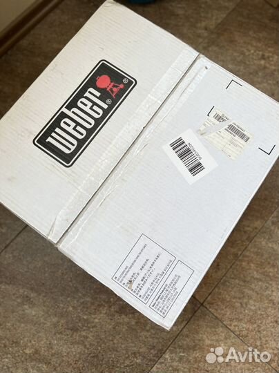 Угольный гриль weber новый