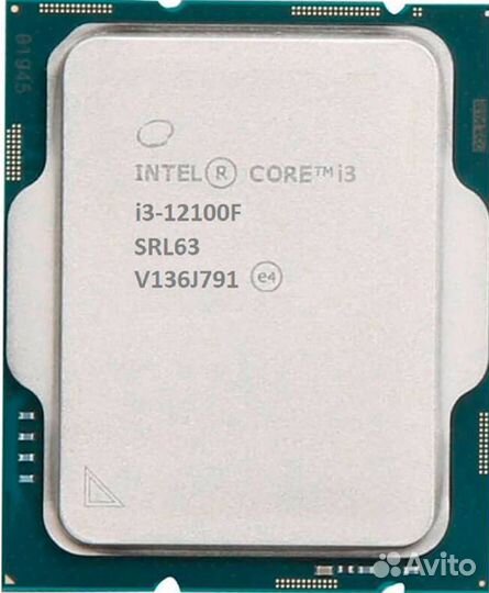 Cpu intel core i3 12100f
