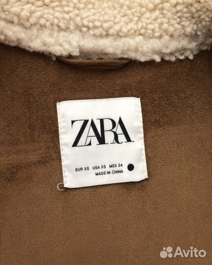 Шуба тедди Zara