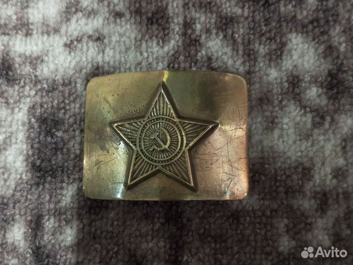 Пряжка для ремня латунь