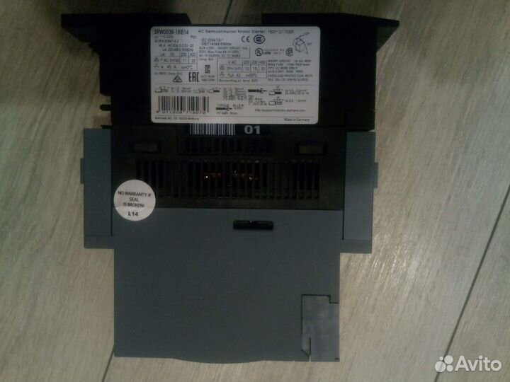 Устройство плавного пуска сириус 3RW3036-1BB14