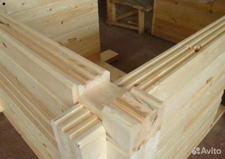 Профилированный брус естественной влажности 100х15