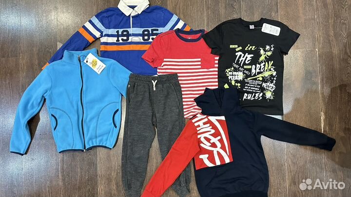 Пакет вещей на мальчика 6-7л gap hilfiger zara