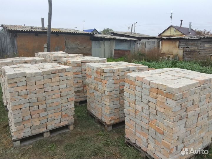Кирпич красный бу