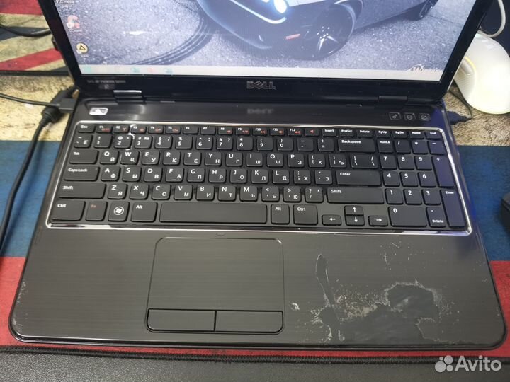 Ноутбук для игр Dell, 4 ядра, 2 видео карты