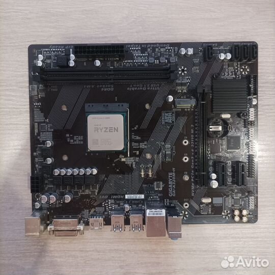 Комплектующие пк Ryzen 3 + GA-A320M-H + DDR4 16gb