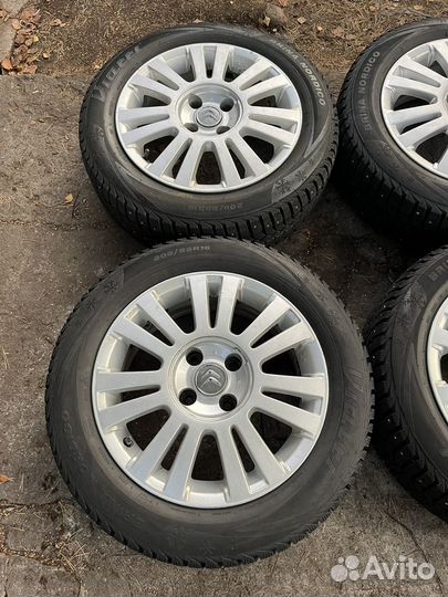 Колеса r16 4/108 citroen peugeot зимние ориг