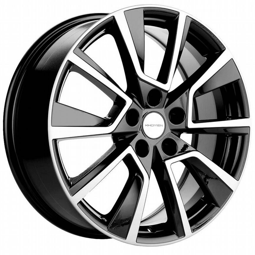 Диски Khomen KHW1802 7x18 5x112 ET45 D57.1 Black-FP